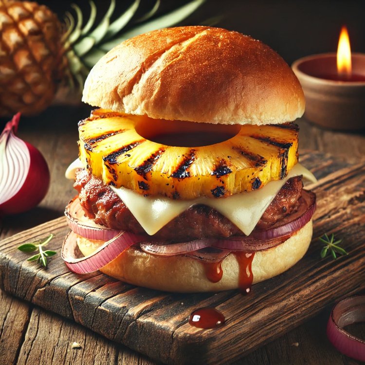 Hawaiian Pineapple Pork Burgers